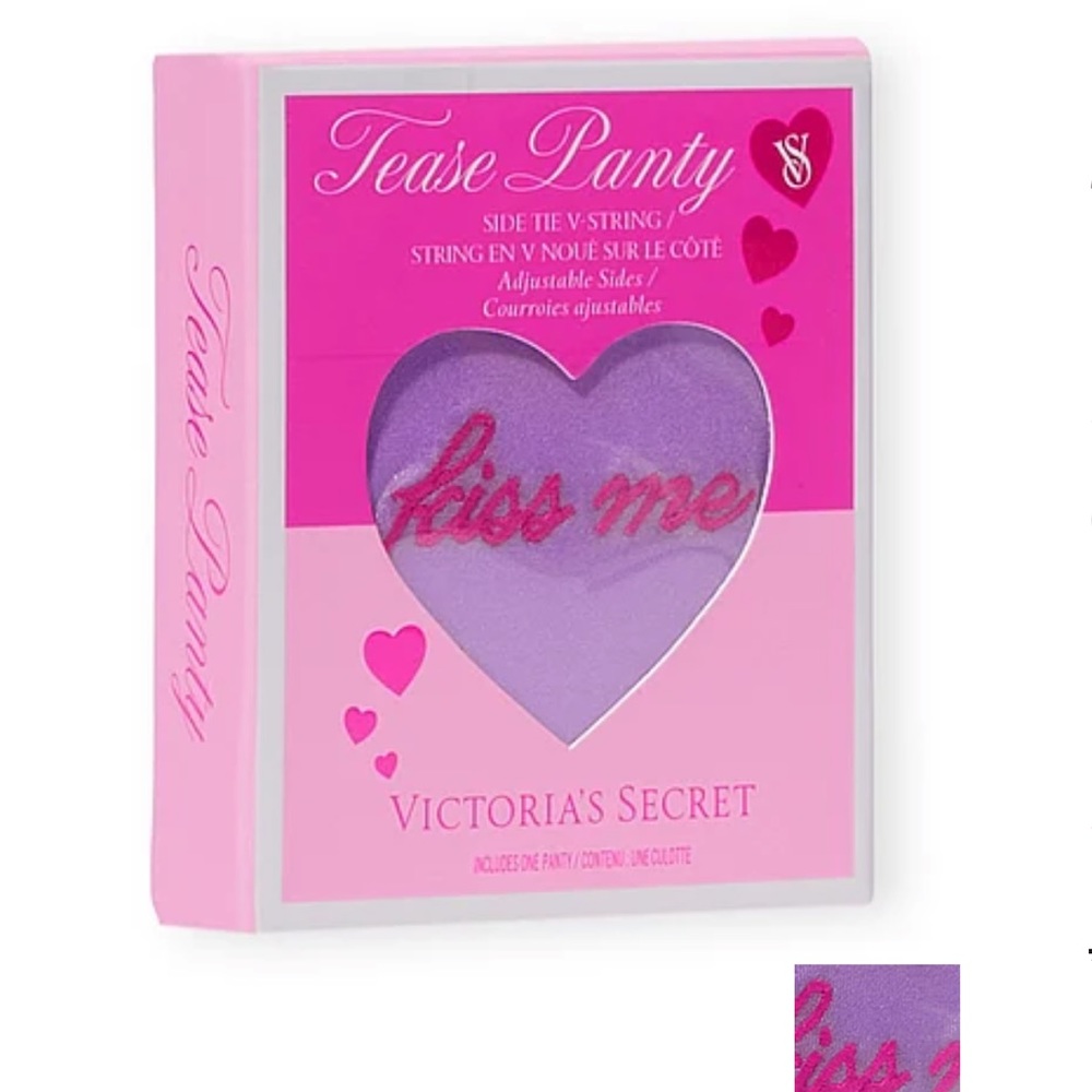 FREE with $150+ purchase VS Valentine’s kiss me panties